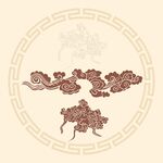 中国古典祥云云纹图片