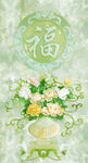  电视墙壁画 