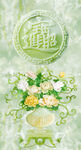  电视墙壁画