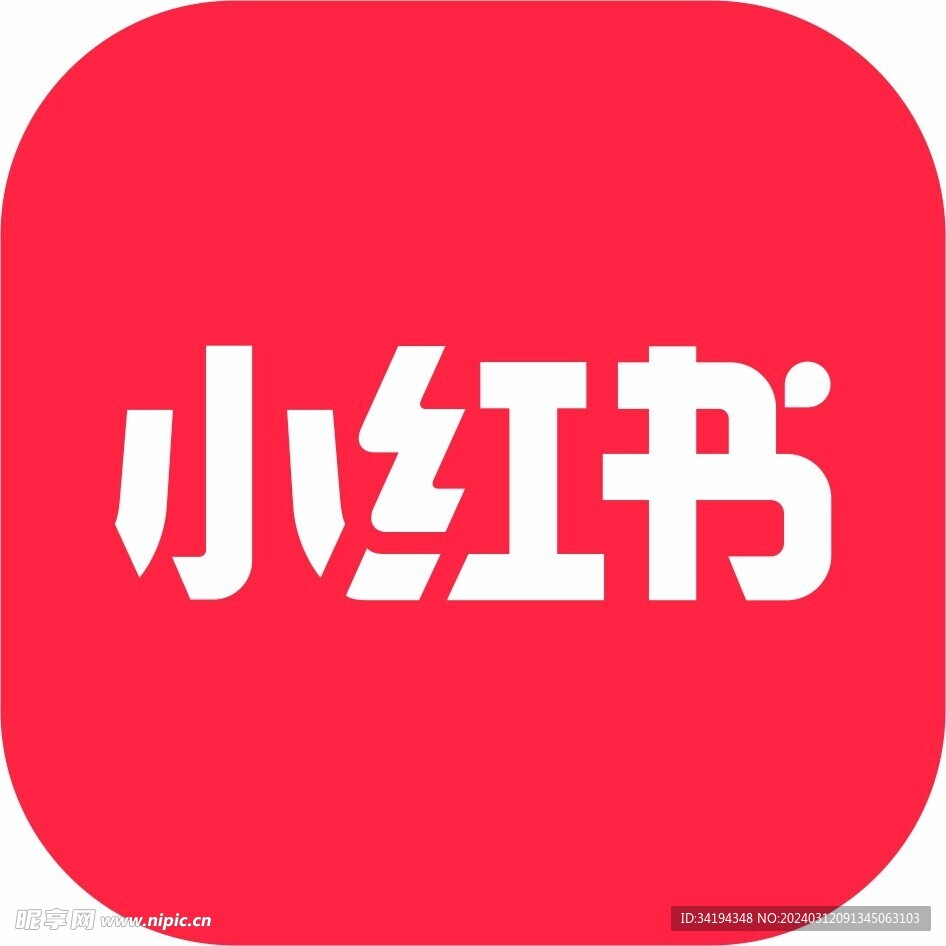 小红书logo