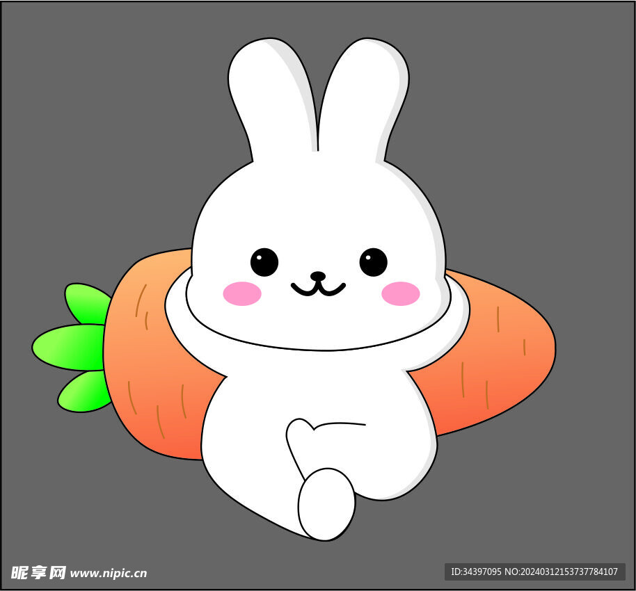 卡通小兔