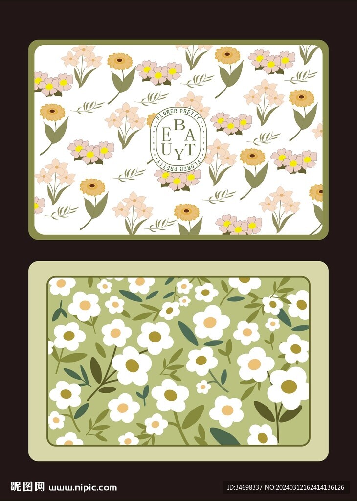 花草植物地毯 背景