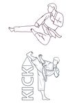 跆拳道动作