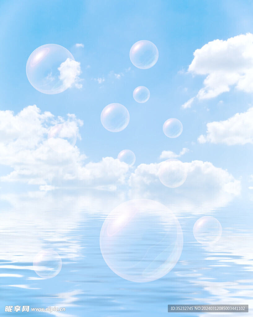 梦幻透明气泡