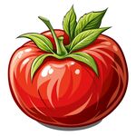 写实风格的西红柿