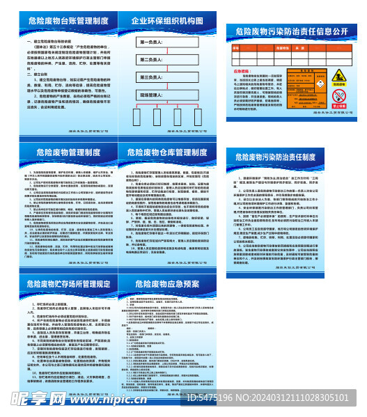 新版危险废物标识牌