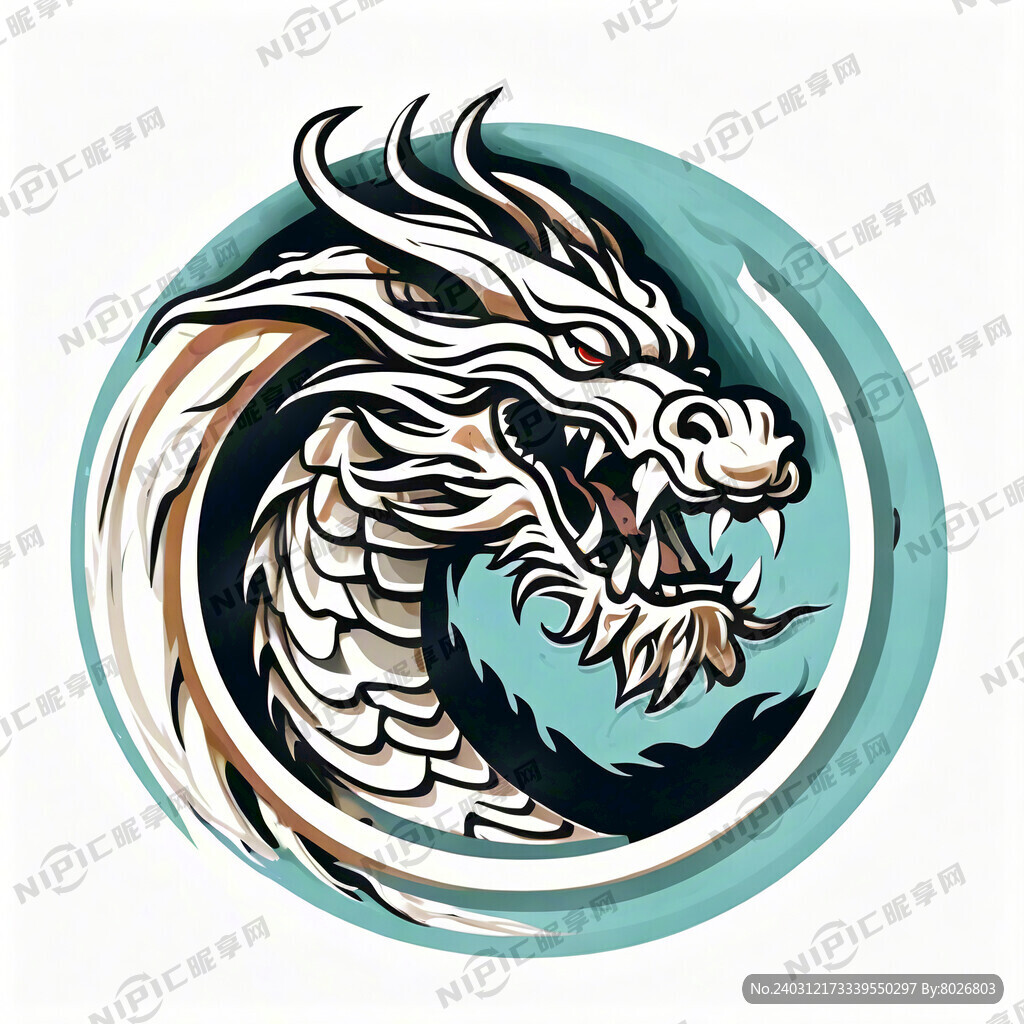 广告公司 标志 龙 大气 极简