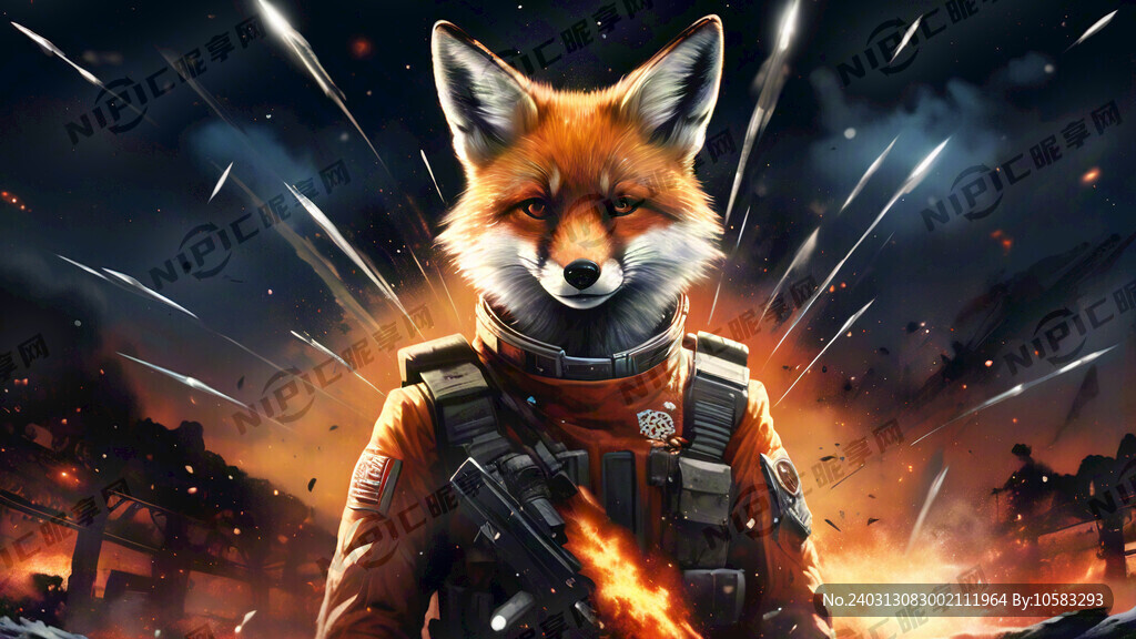 主题是德尔塔狐狸