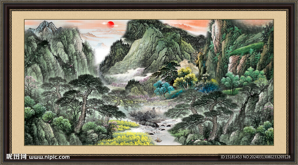 新中式山水