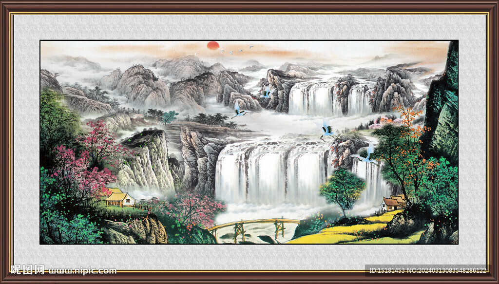 新中式山水 