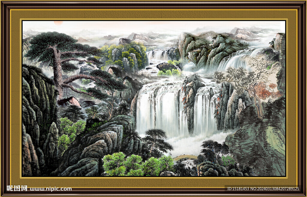 中国画风景 
