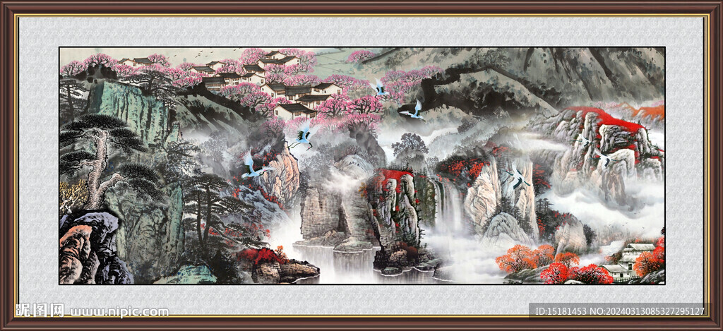 中国画风景 
