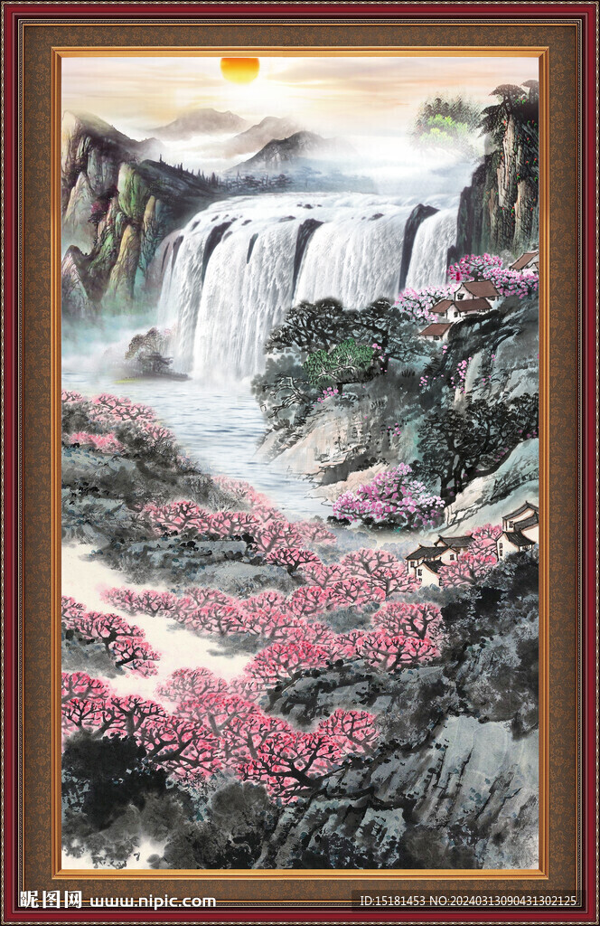 中国画风景 