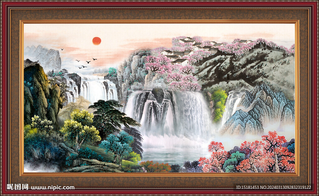 中国画风景 