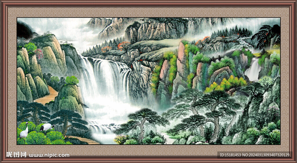 中国画风景 