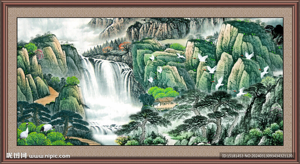 中国画风景 