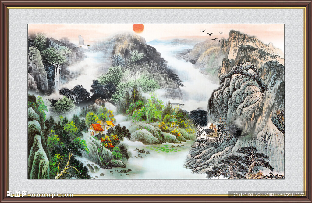 国画风景 