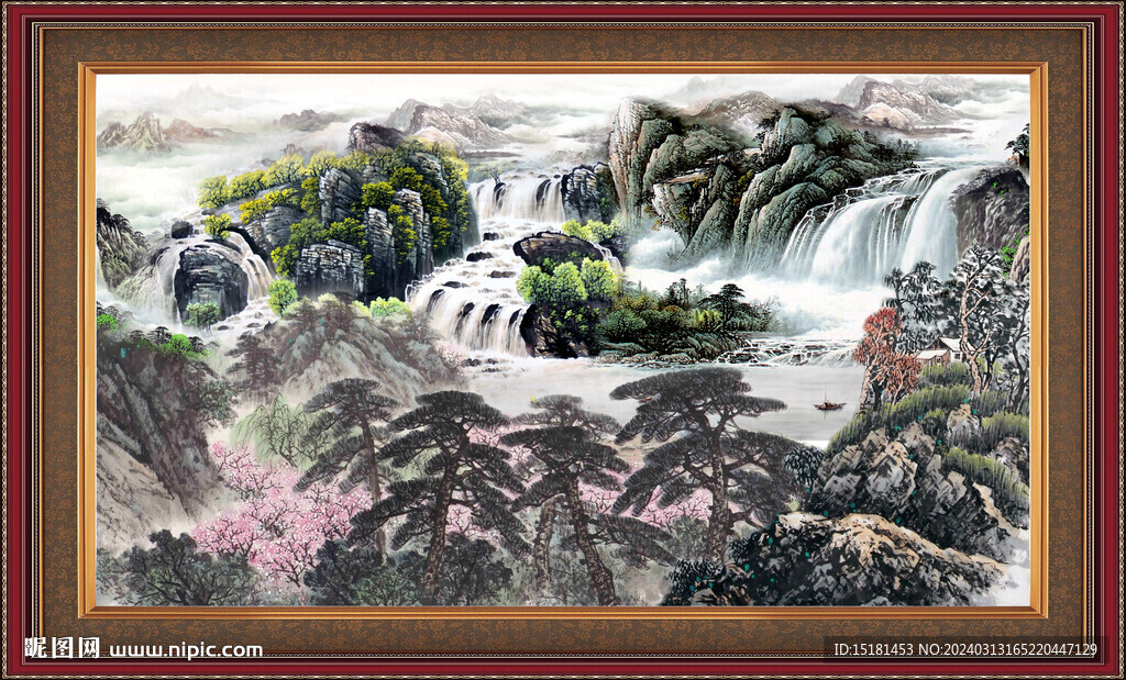 山水国画 