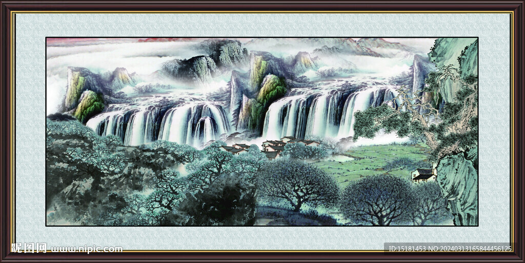 山水国画 