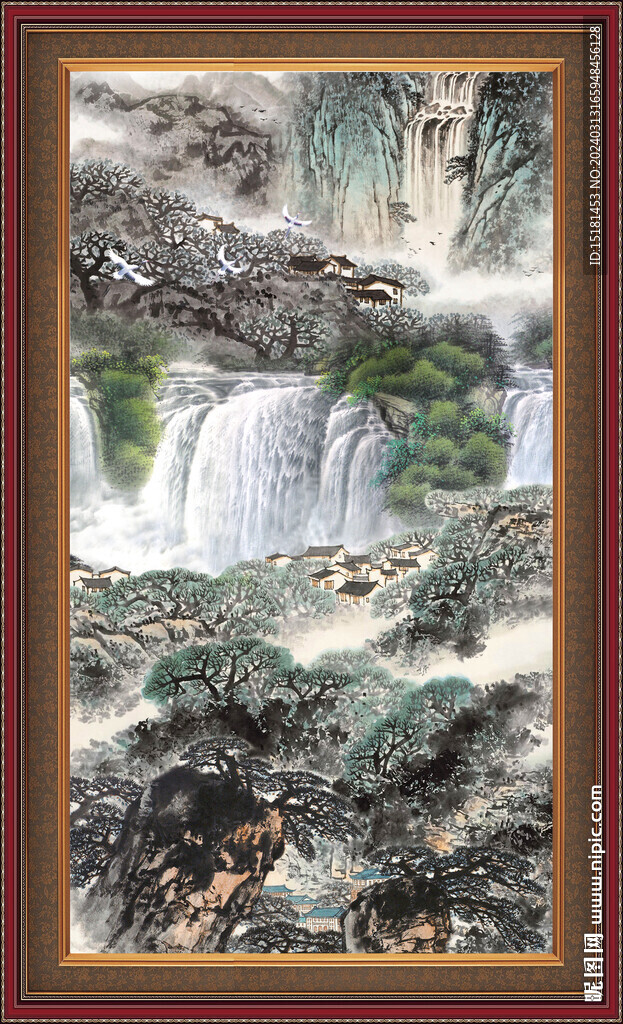 山水国画 