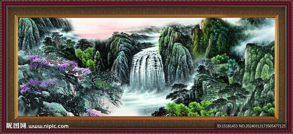 山水国画 
