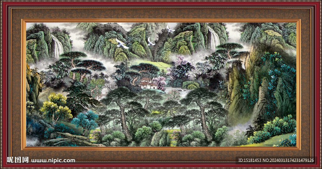 国画山水画