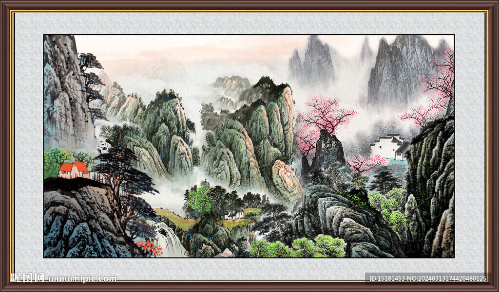 国画山水画
