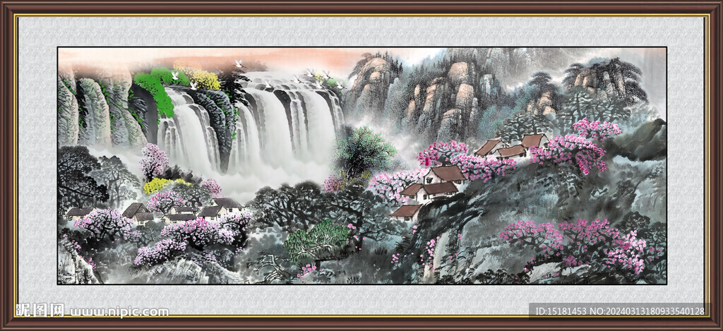 山水画 