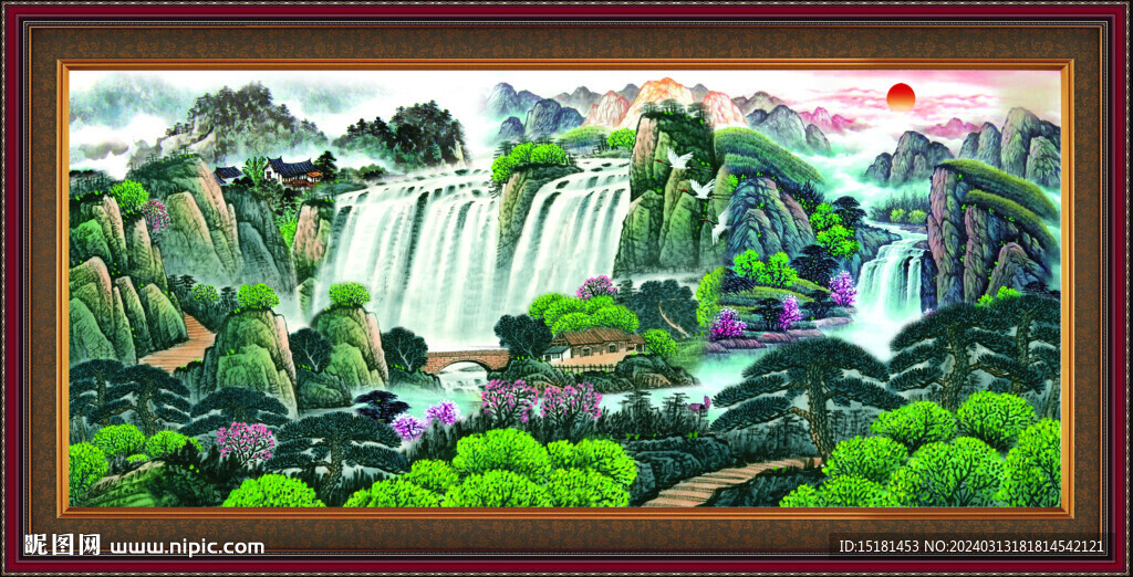 山水画 
