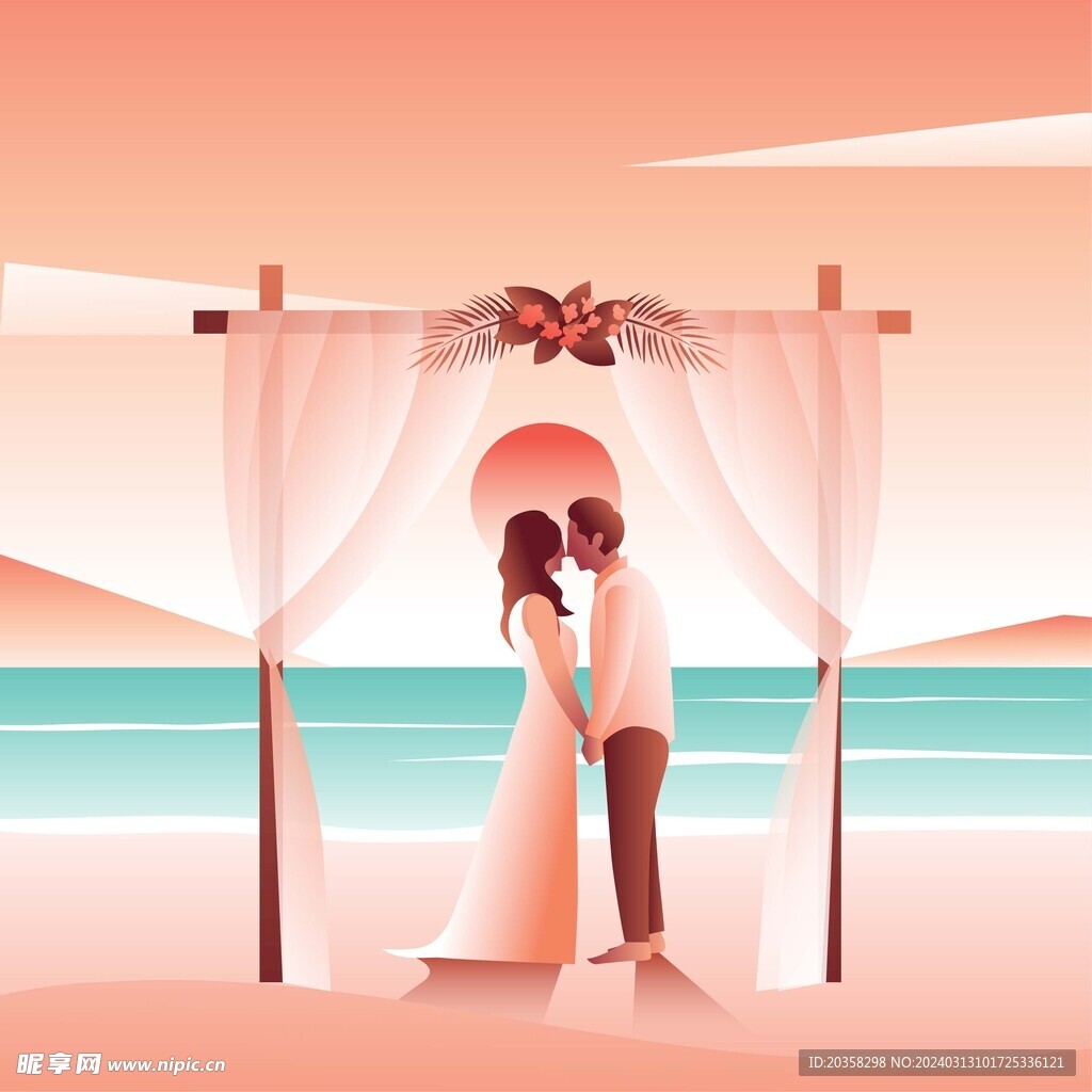 海滩婚礼 