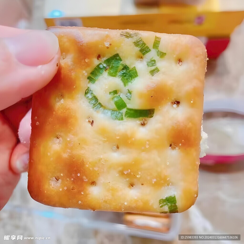 葱轧饼干