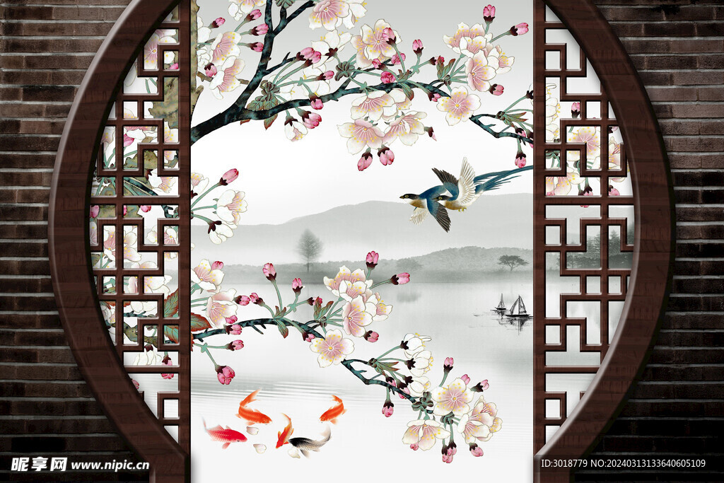           客厅风景画