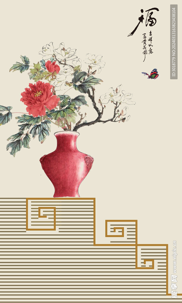          玄关装饰画 