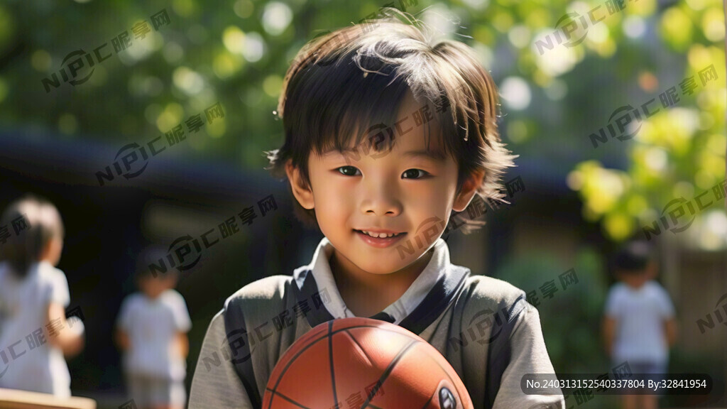 户外 投篮 小孩