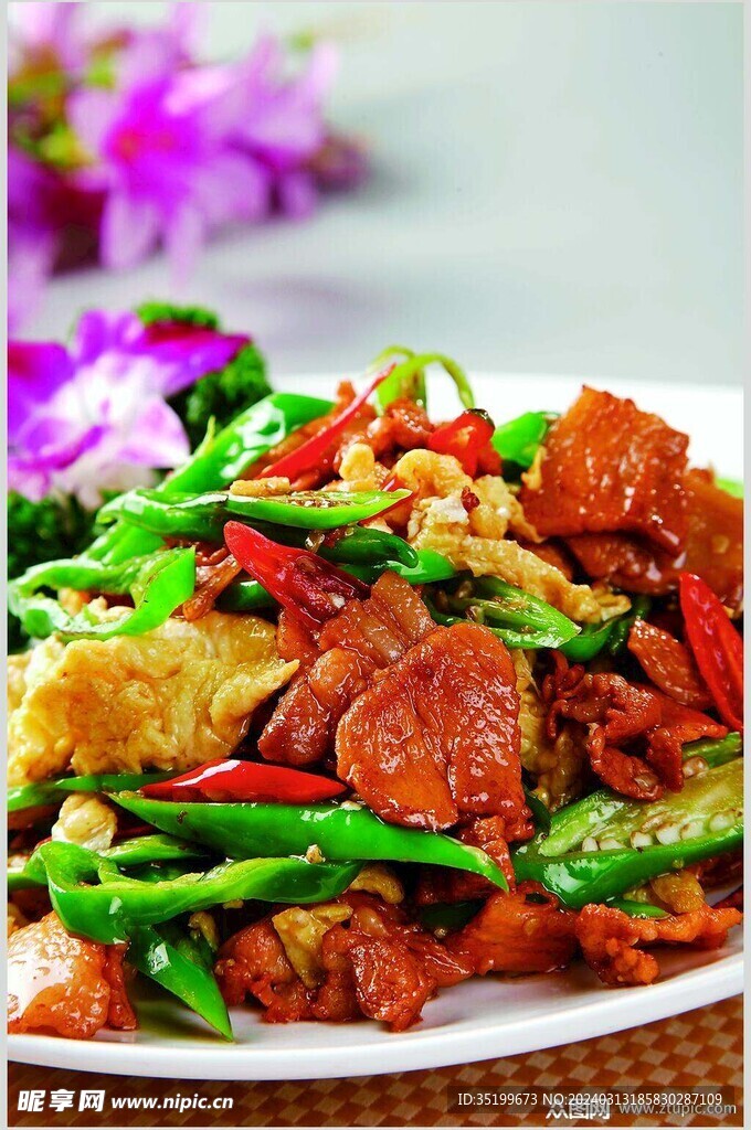 尖椒炒肉