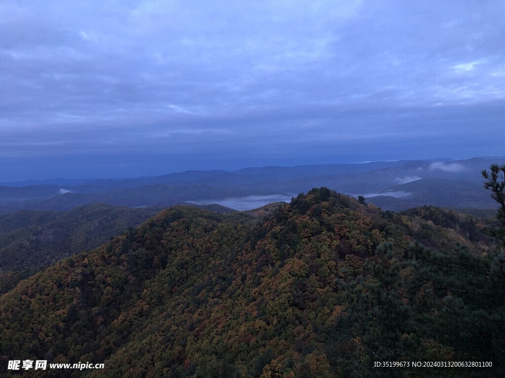 山顶风景 