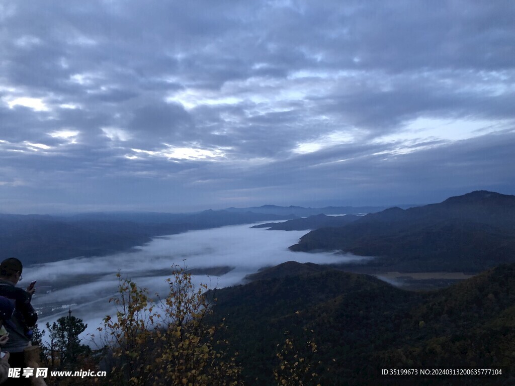 山顶风景 