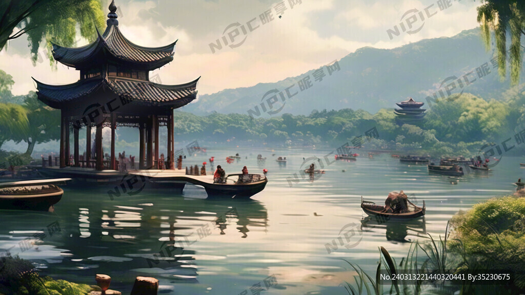 美丽的杭州西湖