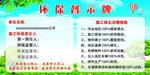 环保督示牌