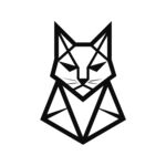 极简风格的猫标志