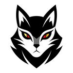 抽象风格的猫头像
