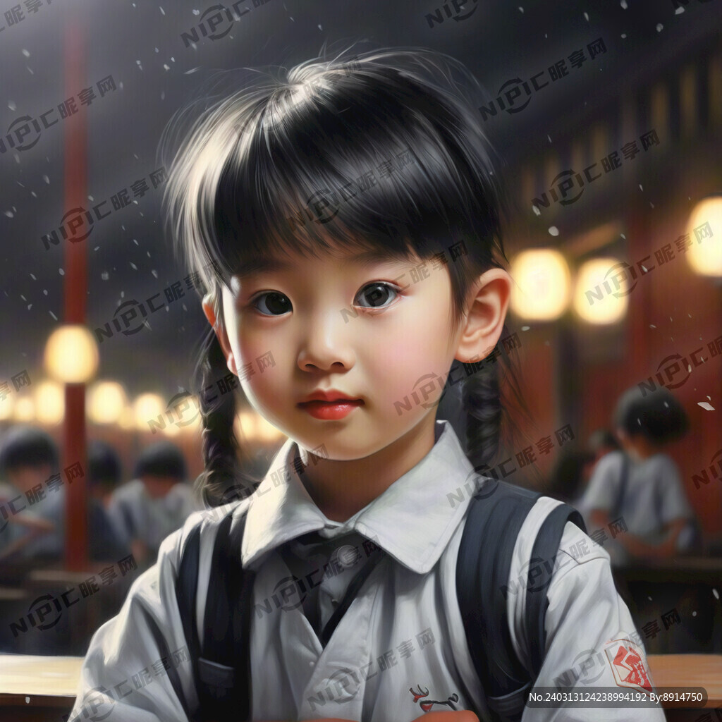 超可爱的 铅笔小学生