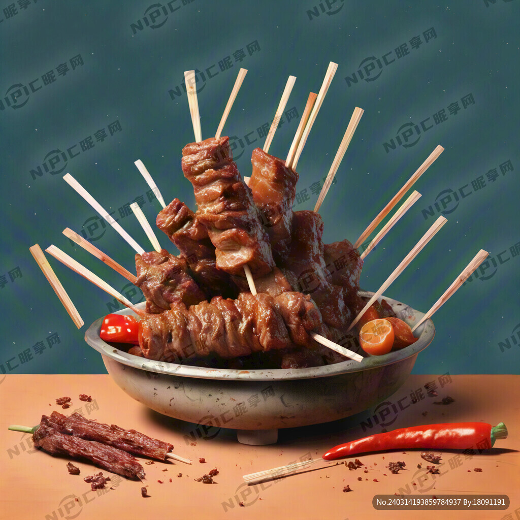 羊肉串海报