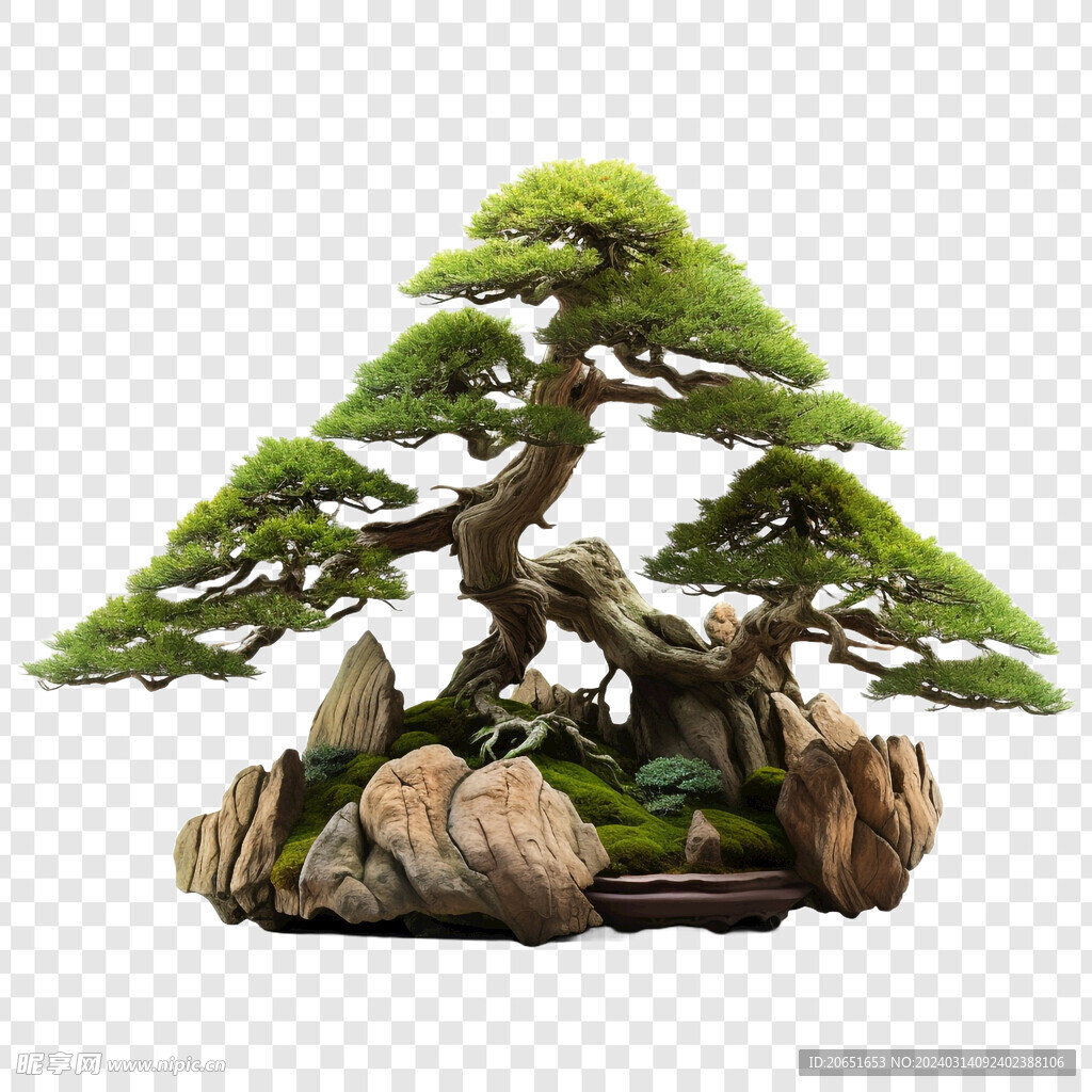 盆景分层PSD