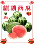 麒麟西瓜海报