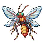 像素风格蚊子