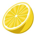 柠檬剖面素材
