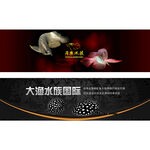 水族观赏鱼店招banner