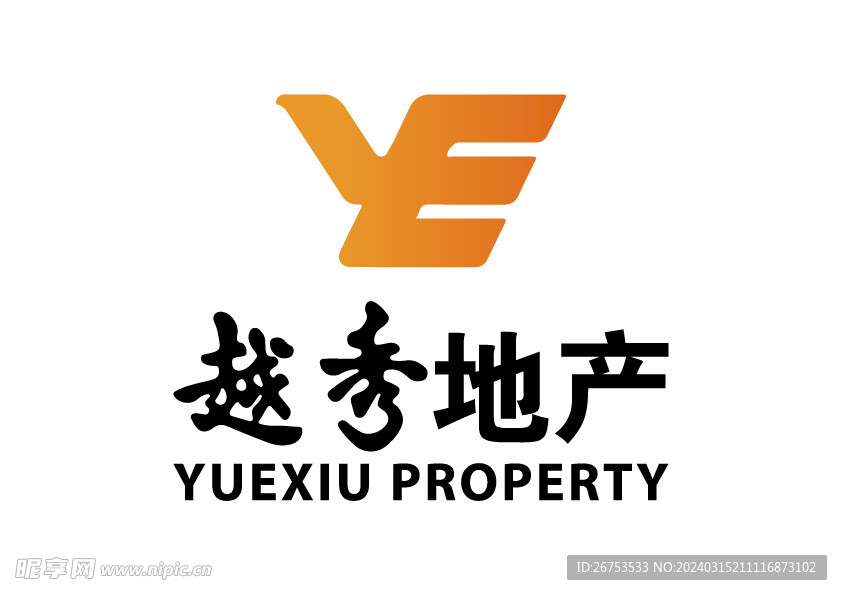 越秀地产 LOGO 标志