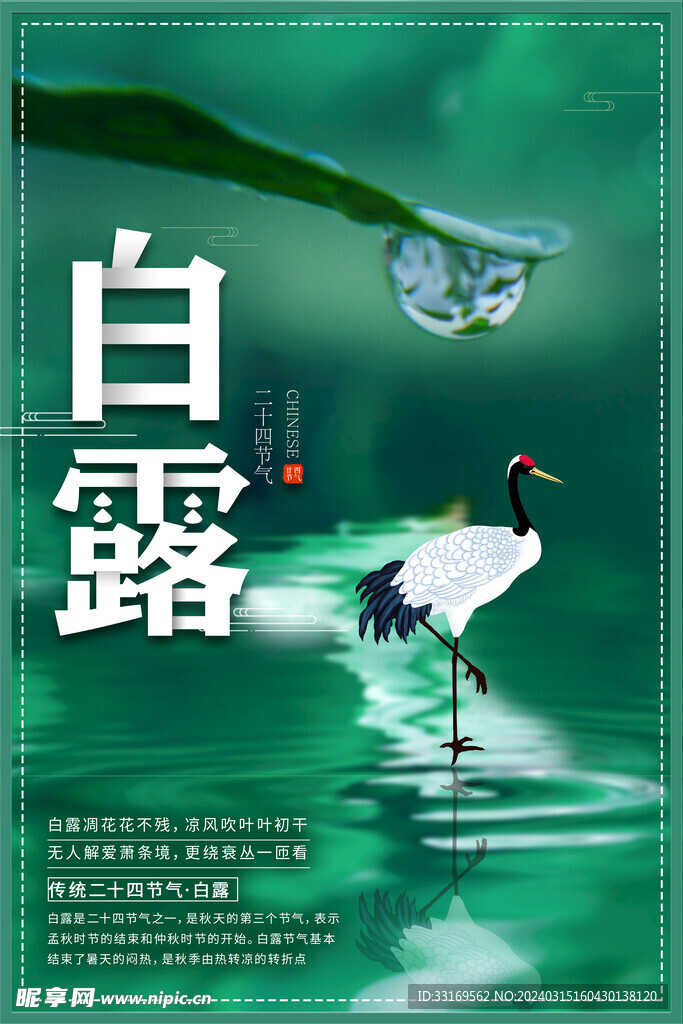 白露海报
